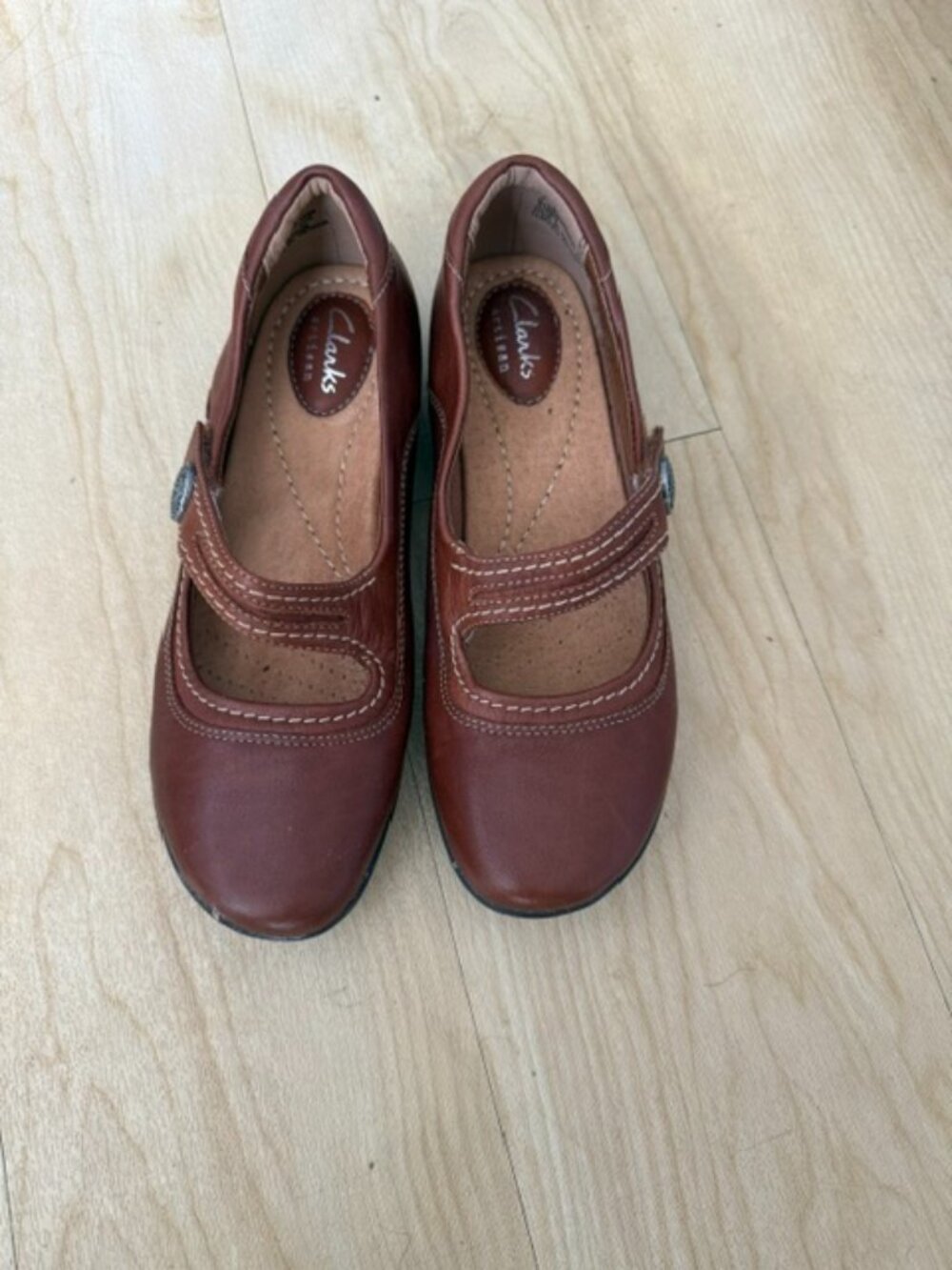 Clark genuine leather comfortble shoes